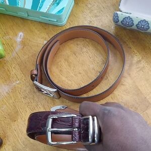 Men's Leather Cole Haan Belt bundle